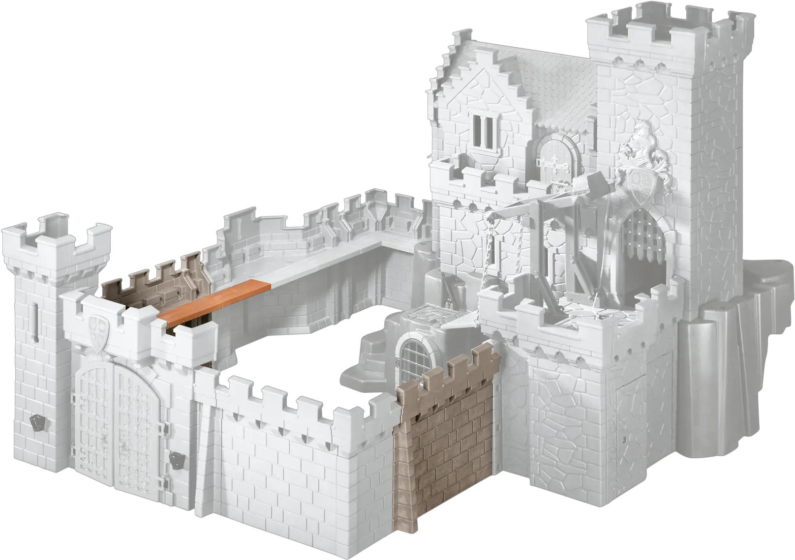 Wall Extension For Royal Lion Knightu0027s Castle And Hawk Playmobil Falcon Knights Extension Png Castle Wall Png