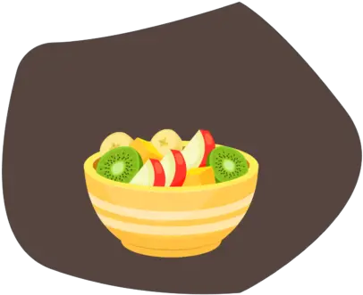 Salad Apple And Kiwi Iconu0027s Graphic By Lorongstudio555 Png Icon