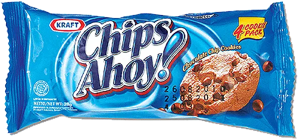 Chips Cookies 38g By 12s Chips Ahoy Png Chips Ahoy Logo