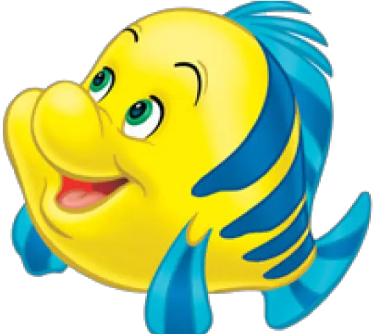 Baby Clipart Little Mermaid Little Mermaid Characters Png Flounder In Ariel Characters Png