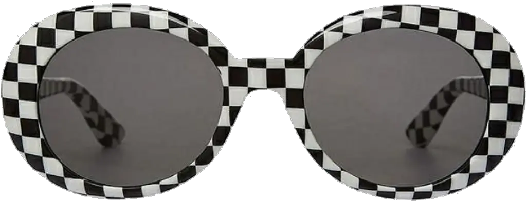 Download Cloutgoggles Sticker Checkered Kurt Cobain Picsart Sunglasses Png Clout Goggles Transparent