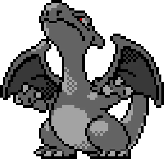 Pokemon 8 Bit Charizard Transparent Pokemon Gold Charizard Sprite Png Charizard Transparent