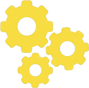 Alternate And Historical Fiction Dragon Con Automation Icon Blue Png Settings Gear Icon Yellow