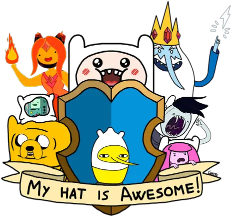 Finnu0027s Hat Is Awesome Adventure Time With Finn And Jake Happy Png Finn Icon