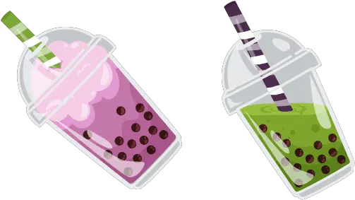 Bubble Tea Cursor Girly Png Bubble Tea Transparent