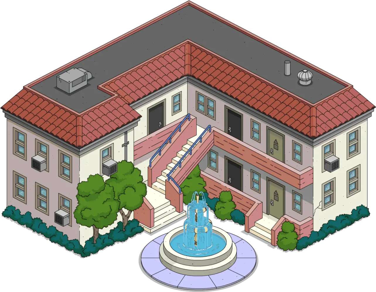 Writers Building The Simpsons Tapped Out Wiki Fandom Tapped Out Simpsons Buildings Png Building Png