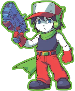 Cave For Nintendo Switch Main Character From Cave Story Png Cave Story Logo