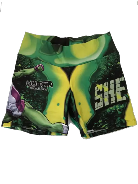 She Hulk Woman Shorts Longer Board Short Full Size Png Board Short She Hulk Png