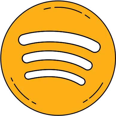 Logo Orange Spotify Free Icon Of Famous Logos In Dot Png Spotify Logo Vector