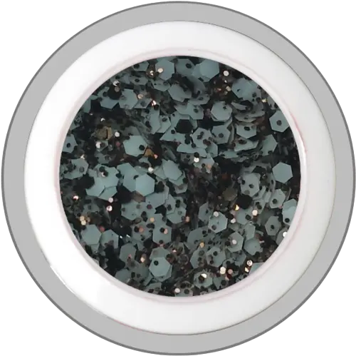 White U2013 Confetti Glitter Colorgel Circle Png White Confetti Png