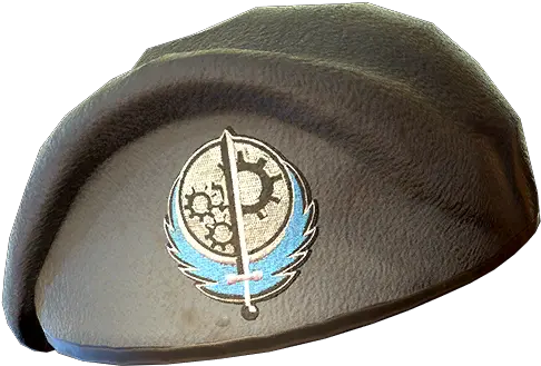 Brotherhood Of Steel Beret Cap Badge Png Fallout 76 Red Shield Icon