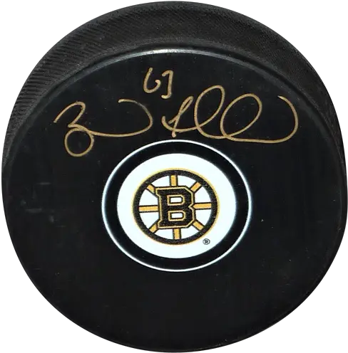 Brad Marchand Autographed Boston Bruins Hockey Puck Nep Boston Bruins Png Boston Bruins Logo Png