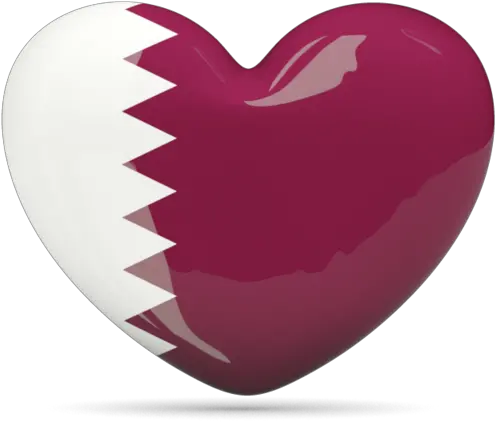 Heart Icon Illustration Of Flag Qatar Qatar Flag Png Heart Heart Icon Pink