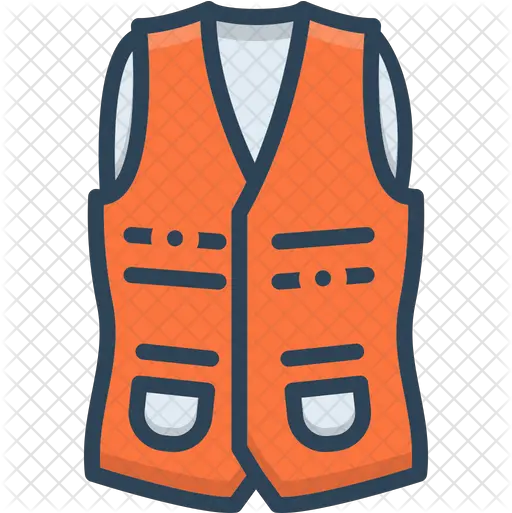 Vest Icon Of Colored Outline Style Vest Png Vest Png