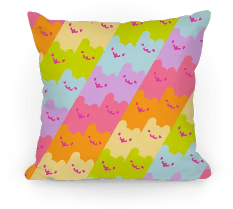 Pastel Rainbow Cats Pillows Cushion Png Pastel Rainbow Png