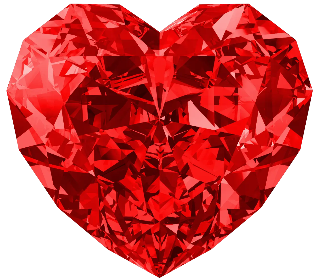 Pink Heart Diamond Png