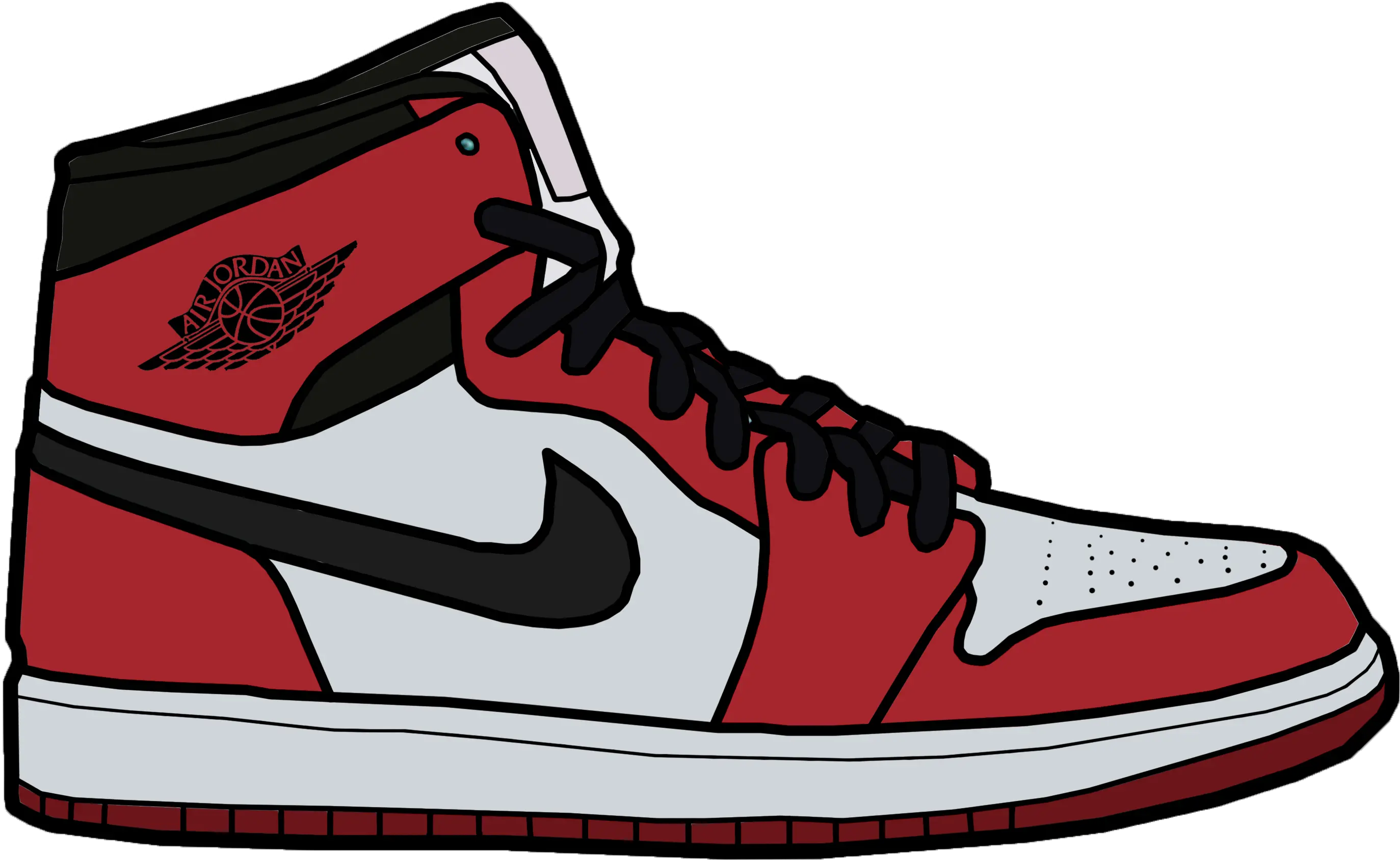 Air Jordan Shoes Drawing Easy Jordan 1 Drawing Air Jordan 1 Drawing Png Jumpman Logo Png