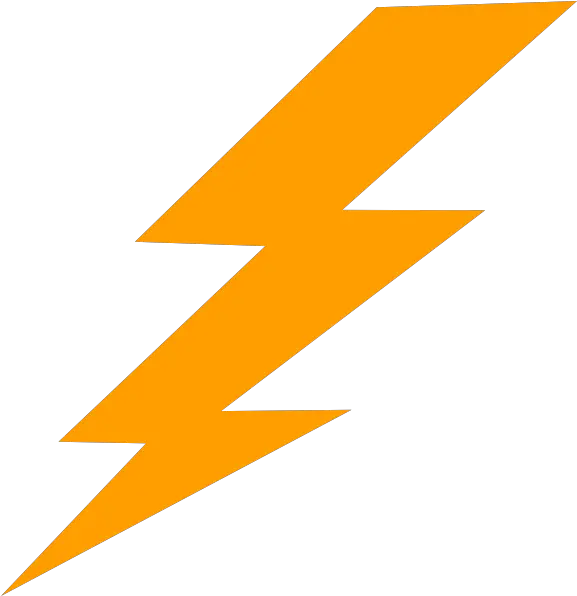 Download Orange Lightning Bolt Png Image With No Background Lightning Bolt Thunder Png Bolt Png