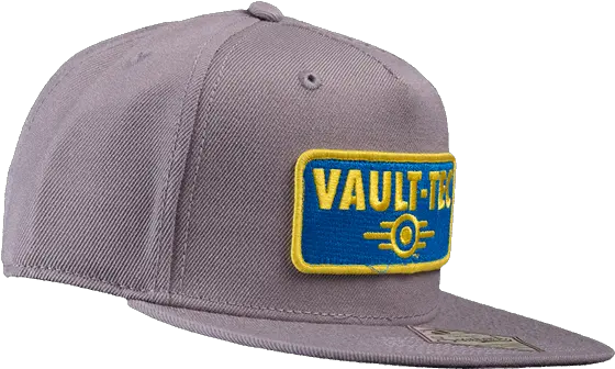 Fallout Vaulttec Flat Brim Cap Baseball Cap Png Fallout 1 Logo