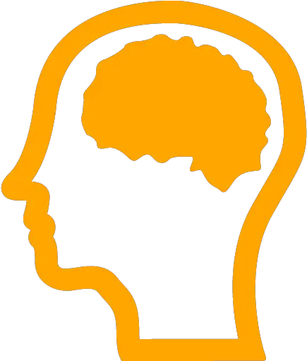 Orange Brain 3 Icon Free Orange Brain Icons Icons Brain Png Brain Icon Png