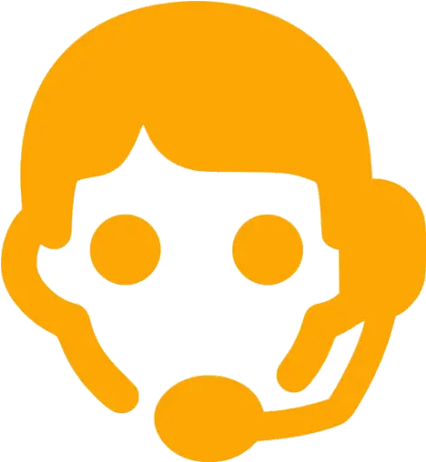 Orange Online Support Icon Free Orange Support Icons Orange Customer Service Icon Png Support Icon Png