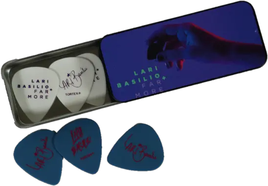 Custom Guitar Pick Tin 6 Picks Carmine Png Guitar Pick Png