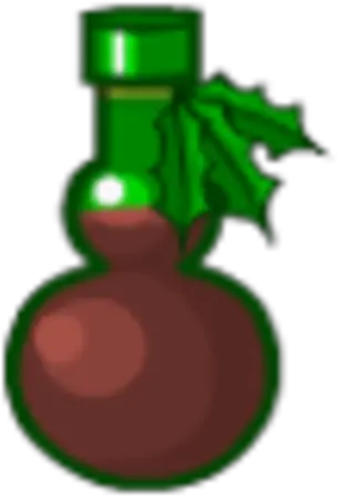 Xmas Potion Glass Bottle Png Potion Png