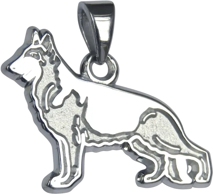 German Shepherd Dog Pendant Solid Png German Shepherd Transparent