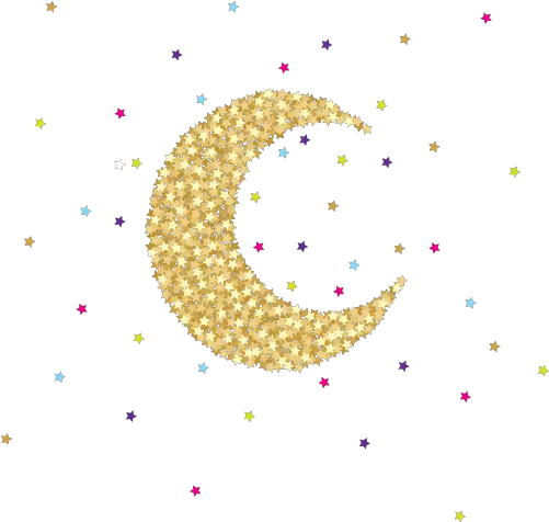 Confetti Moon Equal Parts Love And Rebellion Girly Png Confetti Icon