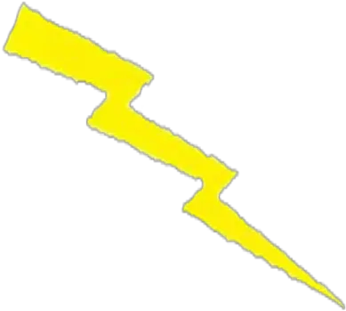 Transparent Lightning Bolt Png