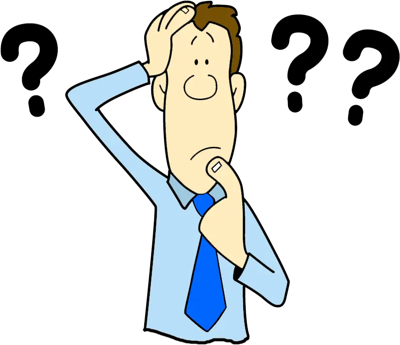 Confused Cartoon Png 3 Image Clipart Confused Man Png Confused Png