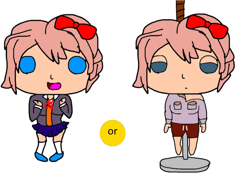 Pop Team Epic Ddlc Funko Pop Png Download Original Size Ddlc Funko Pop Pop Team Epic Transparent