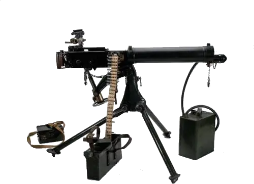 Ww 1 Weapons Vickers Machine Gun Ww1 Png Machine Gun Png