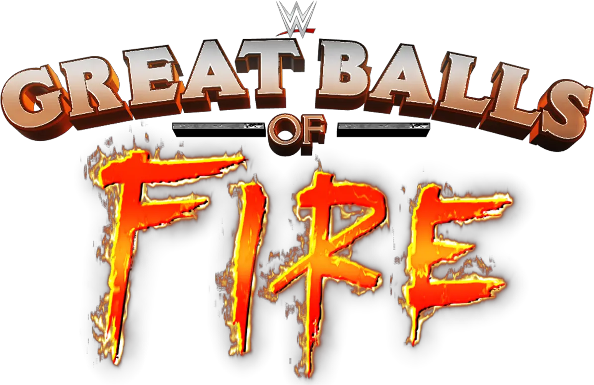 Fireball Clipart Flame Ball Picture 1100926 Wwe Great Balls Of Fire Logo Png Fireball Logo Png