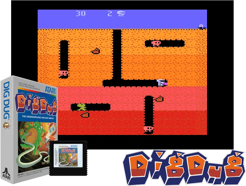 Archives Des Atari 5200 Page 5 Sur 6 Boutiquedugeekfr Dig Dug Png Dig Dug Png