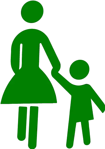 Green Mother And Child Icon Free Green Mother And Child Icons Clipart Mother And Child Png Child Icon Png