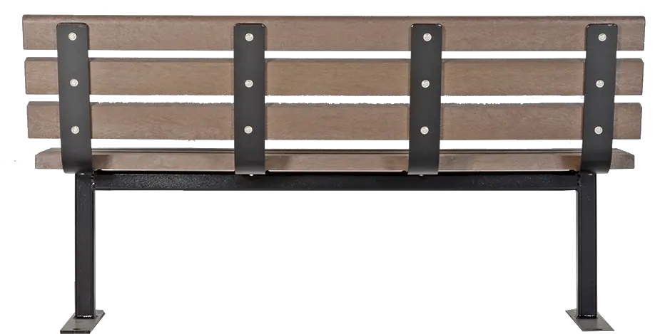 Standard Park Bench Wishbone Site Furnishings Back Of A Park Bench Png Bench Png