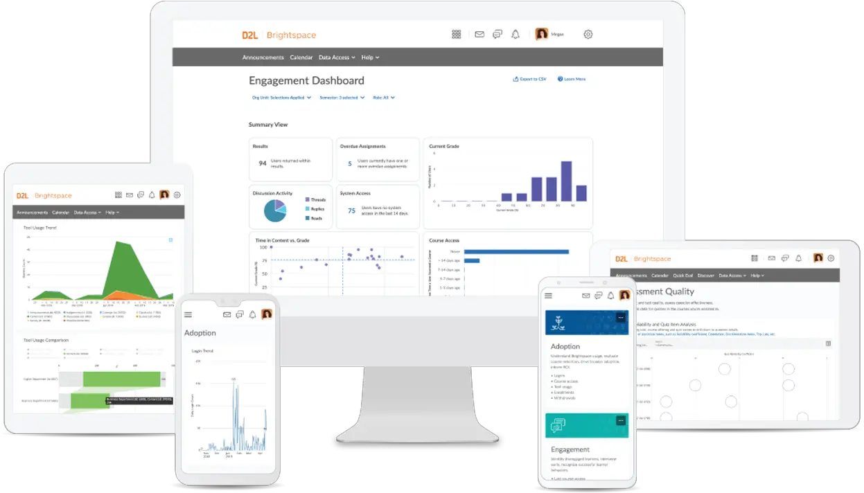 Brightspace Performance Plus For K 12 Learning Analytics Adaptive Learning Dashboard Png Ssa Icon 12