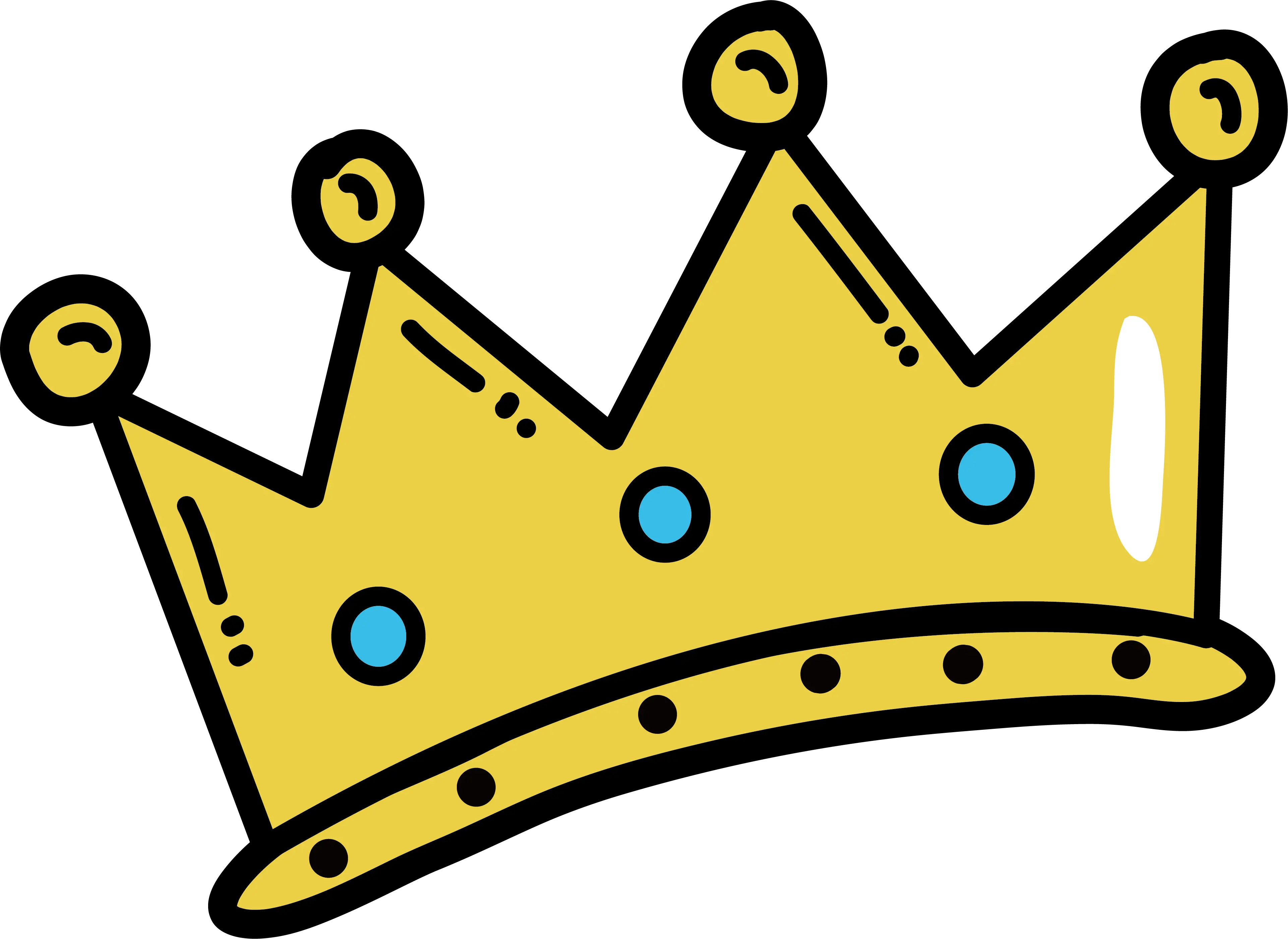 Crown Line Art Png