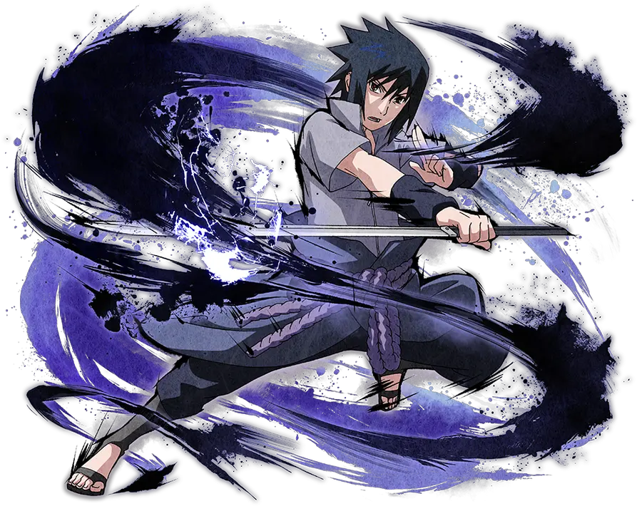 Sasuke Uchiha Render Ultimate Ninja Custom Anime App Icons Png Uchiha Png