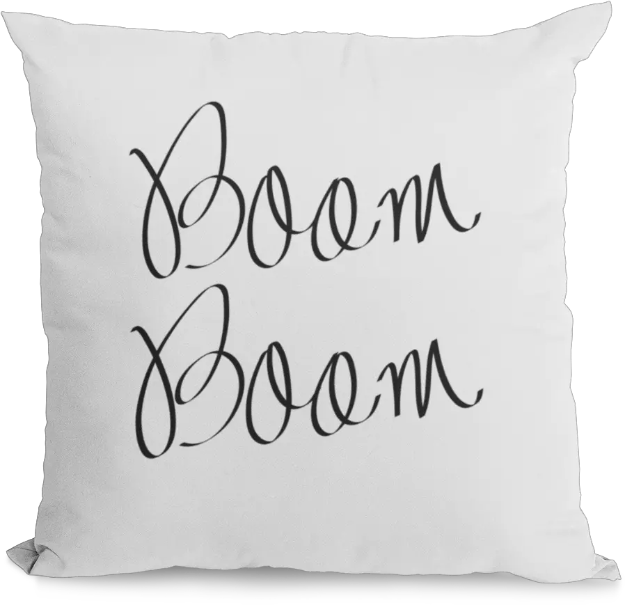 Boom Pillow Cover Cushion Png Pillow Transparent Background