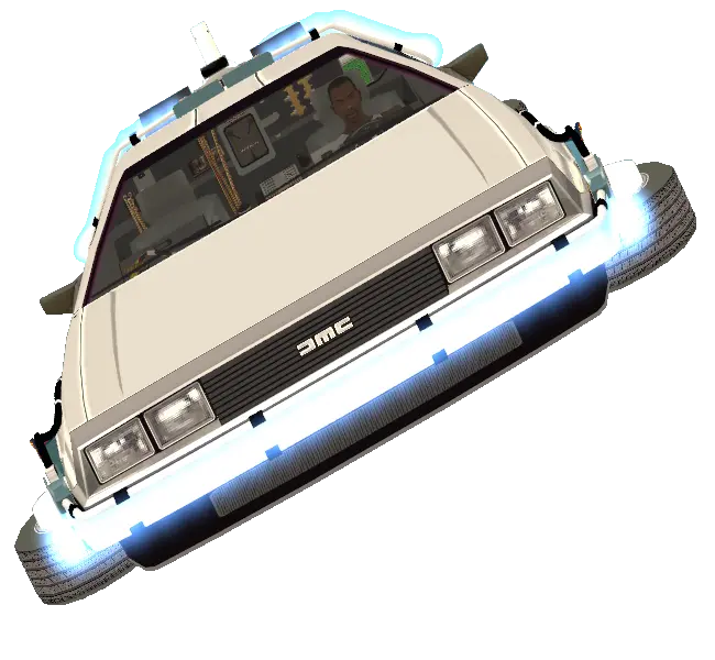 The Hill Valley San Delorean Png Delorean Png