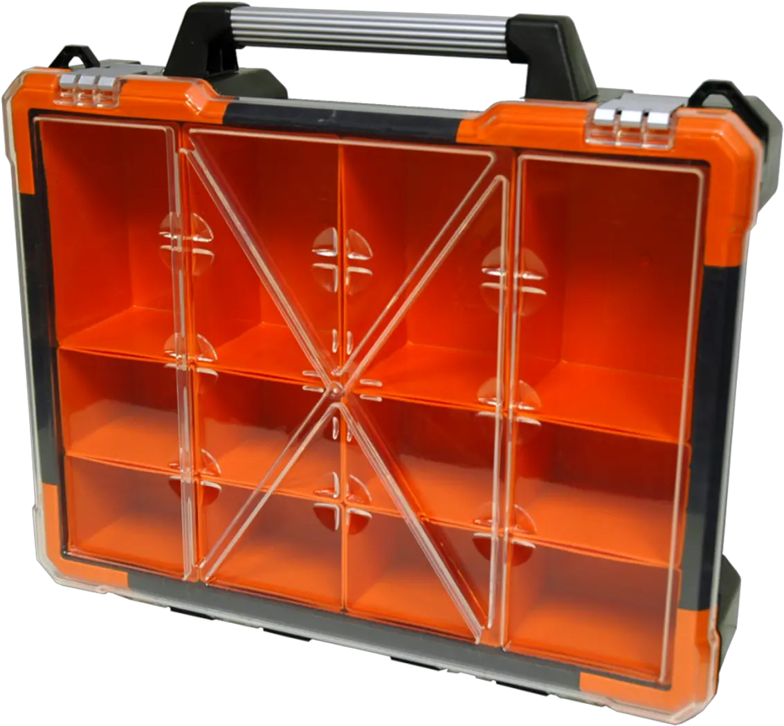 Homak Ha01112019 12 Bin Portable Plastic Tool Storage Organizer Png Harbor Freight Icon Tool Box