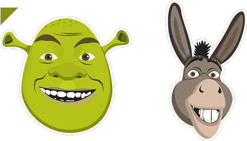 Shrek And Donkey Cursor Cartoon Png Donkey Shrek Png