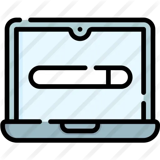 Laptop Horizontal Png Laptop Flat Icon