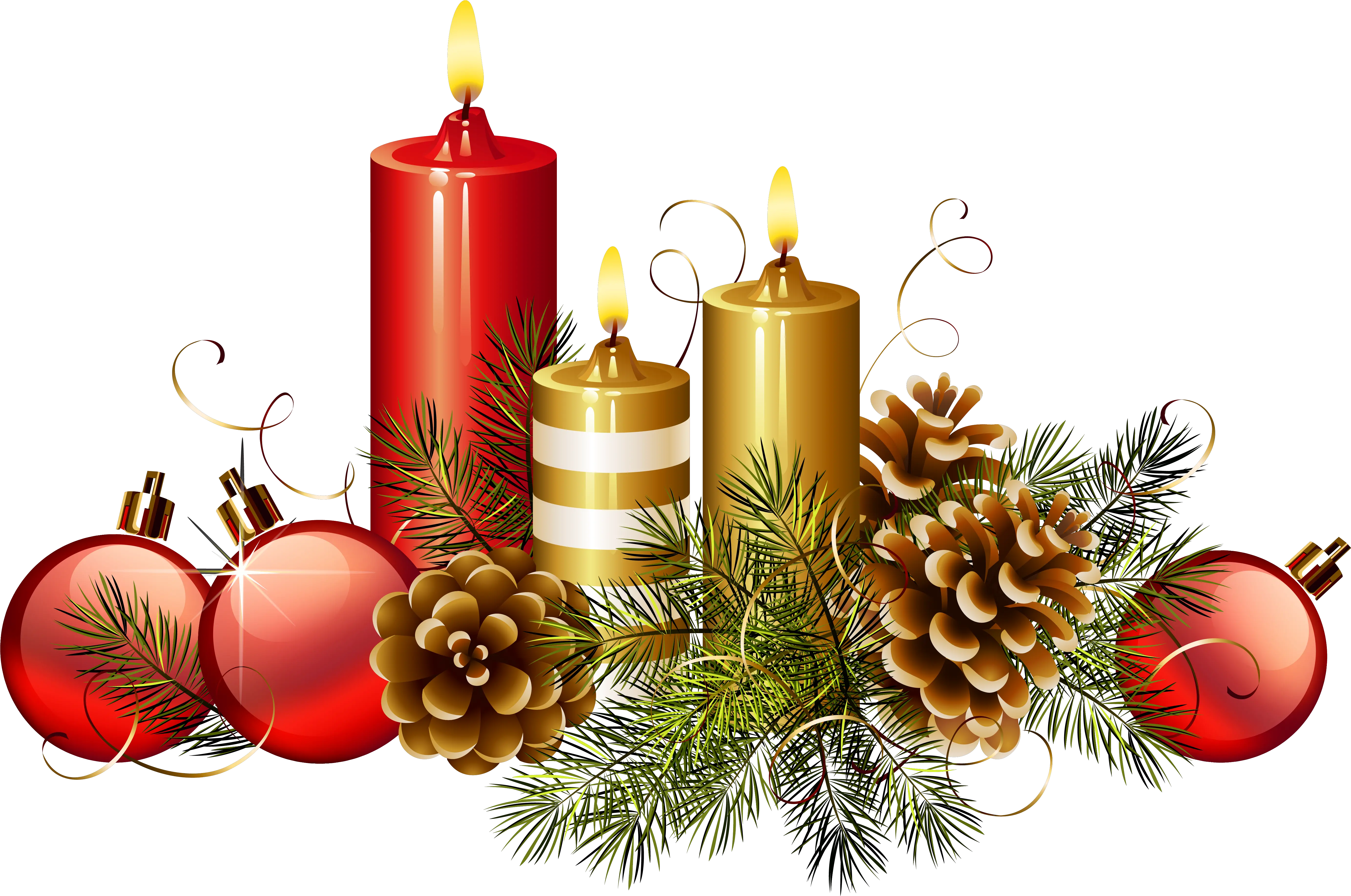 Download Christmas Candles Png Clipart Image Christmas Transparent Background Christmas Candle Clipart Candles Transparent Background