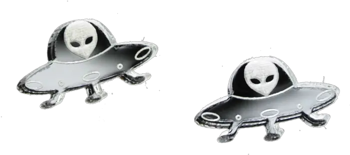 Ufo Earrings Aluminium Alloy Png Ufo Transparent