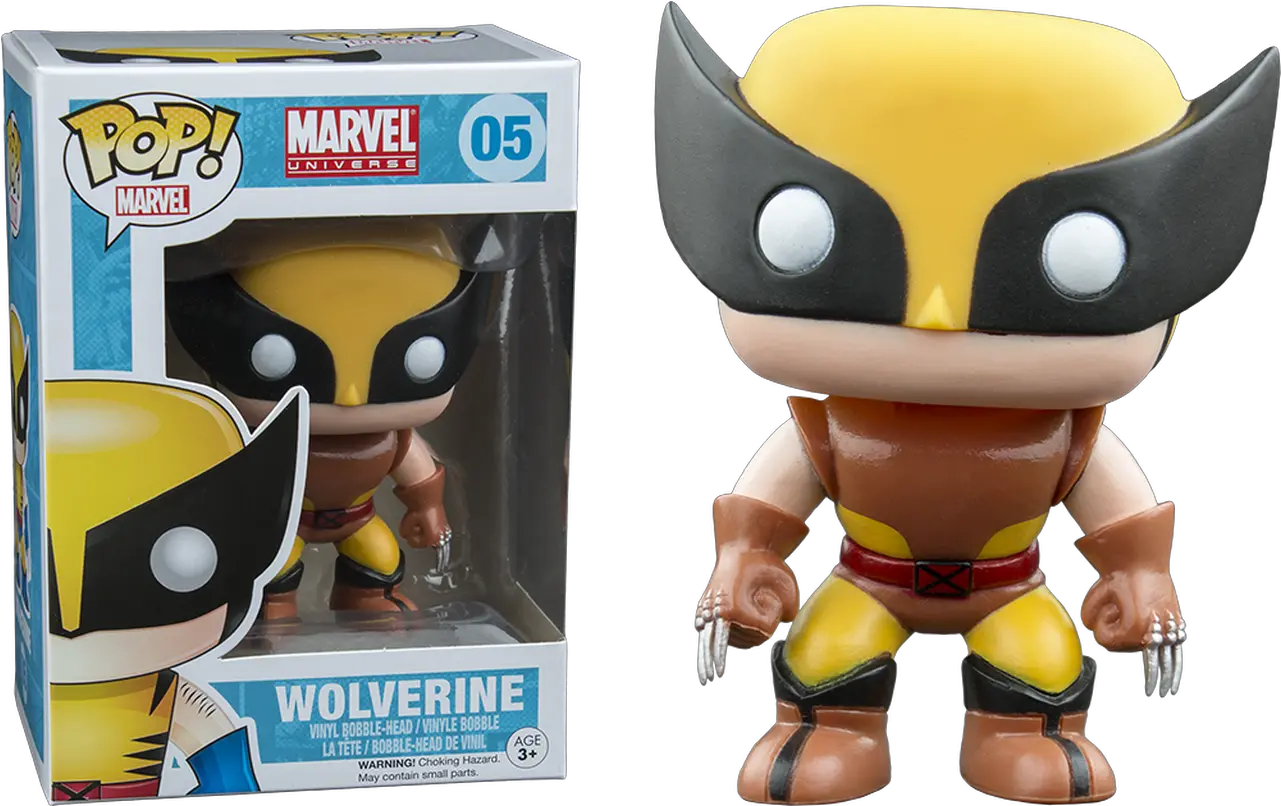 X Men Wolverine Brown Us Exclusive Pop Vinyl Figure Funko Pop Wolverine 05 Png Wolverine Transparent