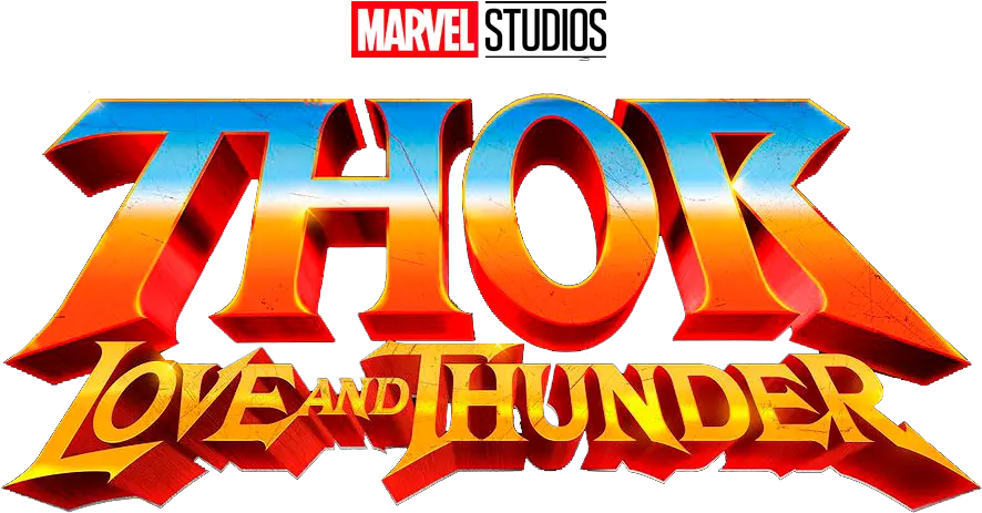 Movie Thor Love And Thunder 2021 Entertainment Atrl Thor Love And Thunder Logo Transparent Png Marvel Studios Png