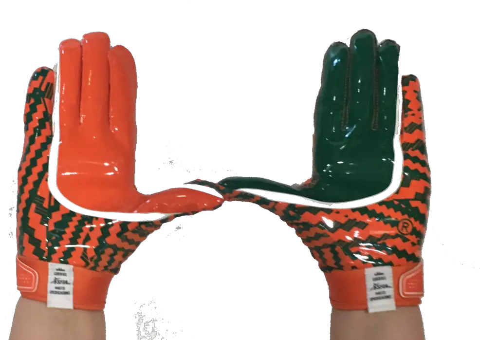 Miami Hurricanes Logo Png Hurricane Football Gloves Miami Hurricanes Logo Png